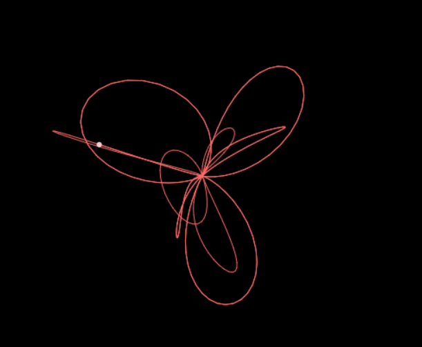 Preview of 3D Parametric Mathematical Art with rotating 3D rose and interactive controls