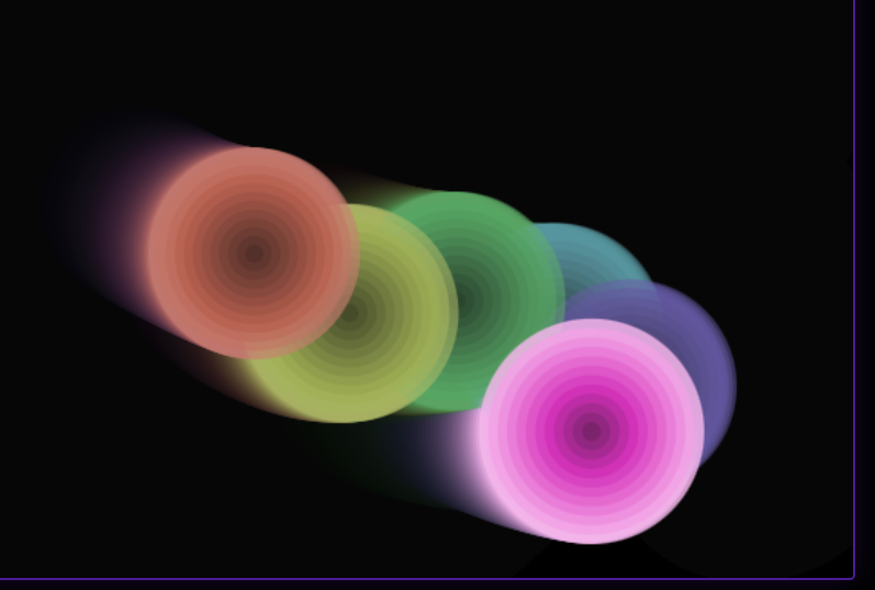 Preview of Flowing Connected Spheres simulation